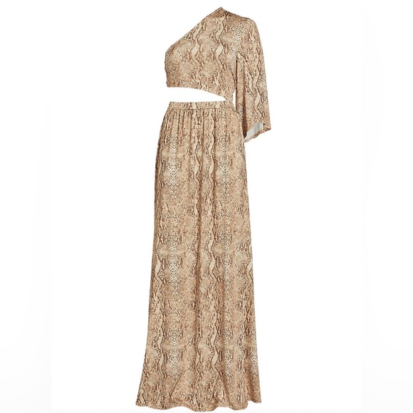 L'AGENCE Fontana Cut-Out Maxi Dress •Size Small• NWT • - Picture 4 of 7